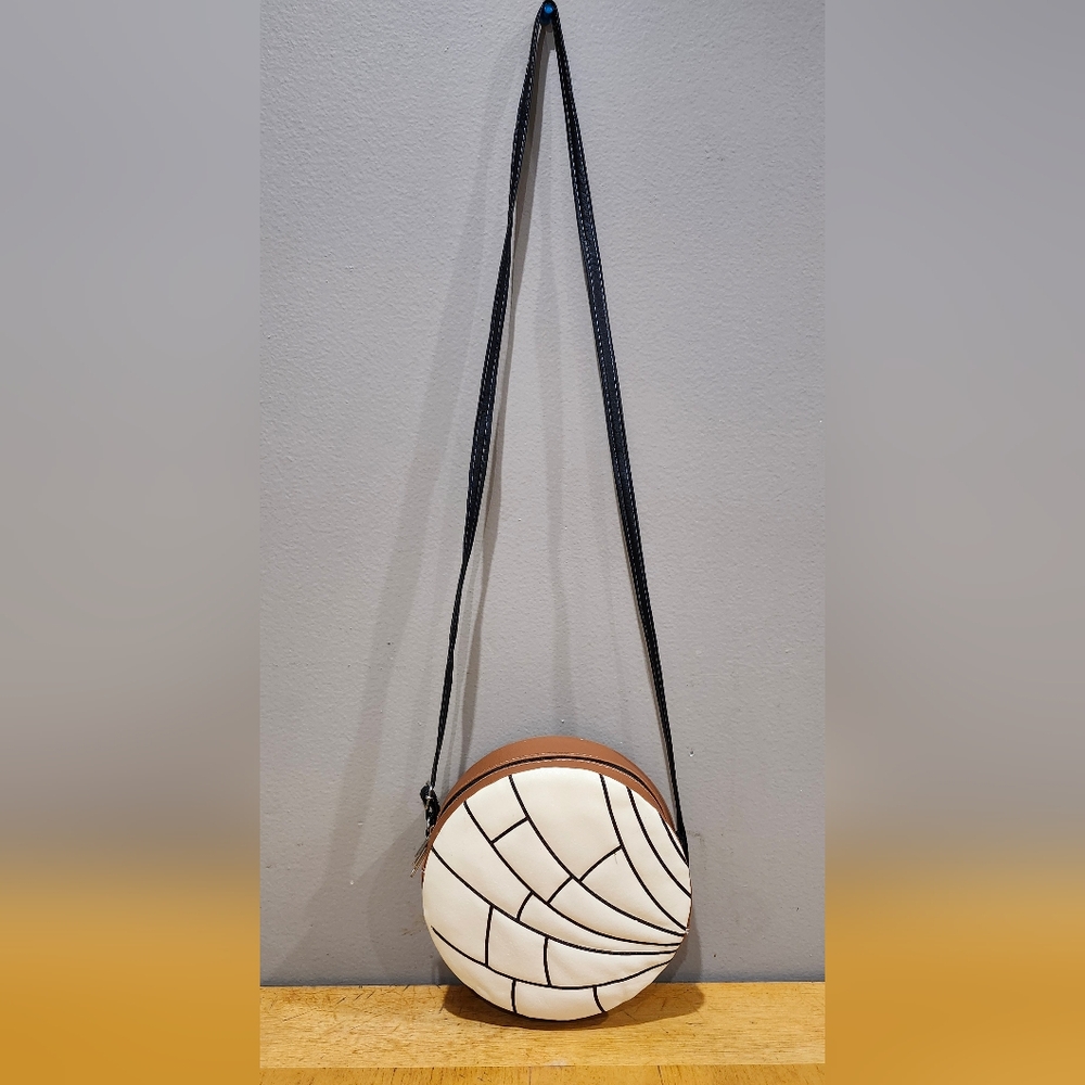 Artisan vegan leather crossbody